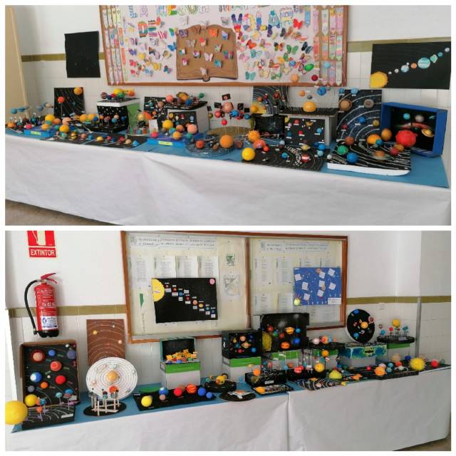 Exposición del Sistema Solar de 3º Educación Primaria