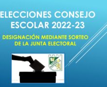 Elección de la Junta Electoral. Consejo Escolar 2022 – 23.